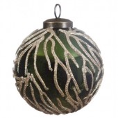 Luxury Forest Green Baubles 8cm 